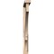Ekena Millwork Balboa Block Smooth Bracket w/ Offset Brace, Douglas Fir, 3 1/2"W x 34"D x 34"H BKT0402X34X34BOA05SDF - alternate 2